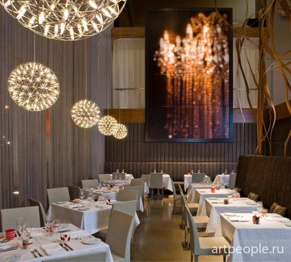 浪漫满屋蒲公英餐厅 多伦多Aria空间设计(图) 