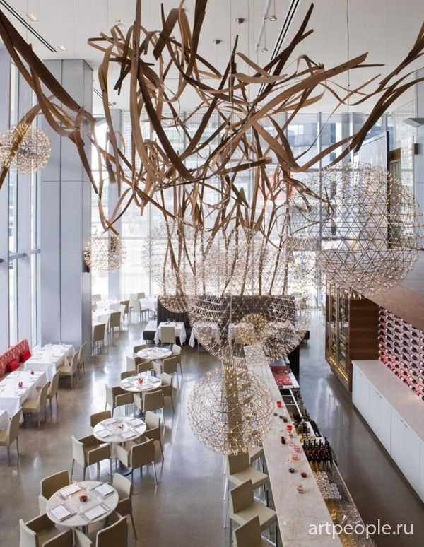 浪漫满屋蒲公英餐厅 多伦多Aria空间设计(图) 