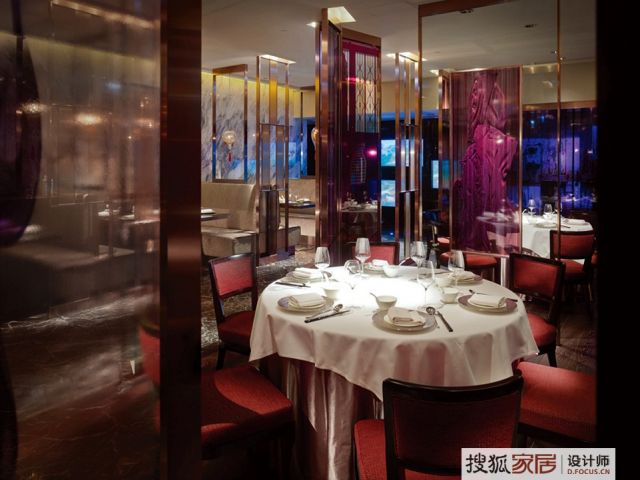 梁志天设计作品 香港W酒店星宴中餐厅设计 