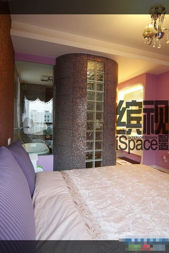 紫色卧室 深棕客厅 现代简约温暖家（组图） 