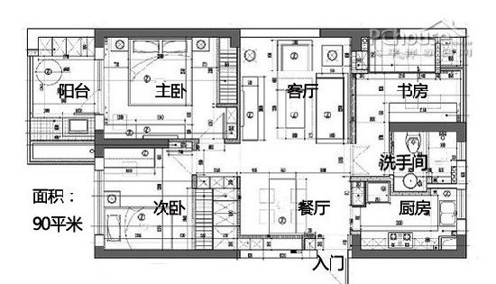 免费送你20平 精明主妇6万装90平三房 