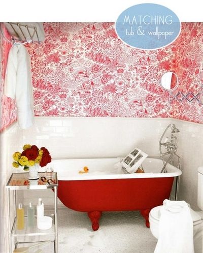 红色卫浴空间 给你冬日里的定制浪漫(组图) 