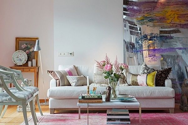色彩满屋 斯德哥尔摩艺术风格公寓（组图） 