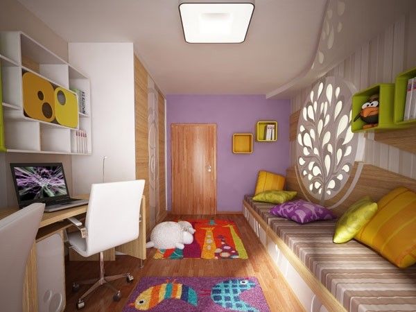 3岁公主的仙境王国 色彩斑斓的儿童卧室(图) 