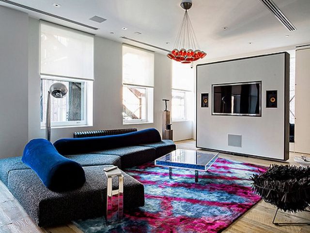 曼哈顿时尚公寓设计 前卫主义艺术个性宅 