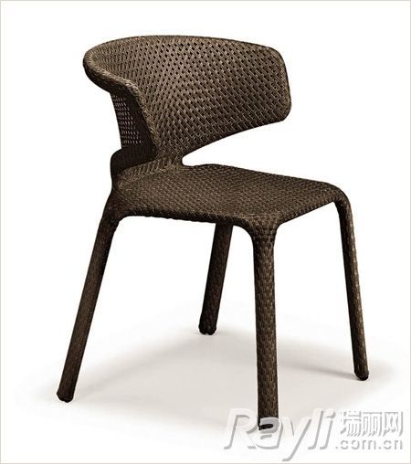 Jean-Marie Massaud咖啡色编织扶手椅