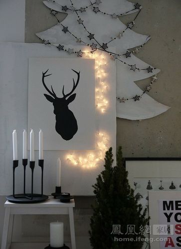 来自雪域的灵感 75款北欧风格圣诞装饰案例 