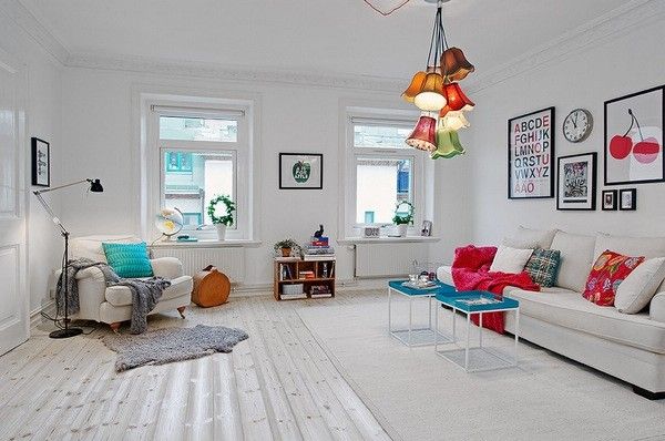 五彩的缤纷生活 70平米典型瑞典公寓（组图） 