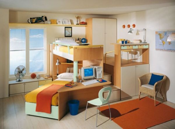 放飞梦想的缤纷衣柜 给儿童房一个想象空间 