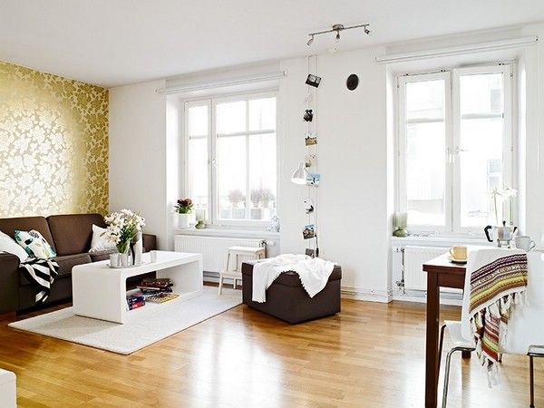 纯白设计 40平米北欧精致单身公寓（组图） 