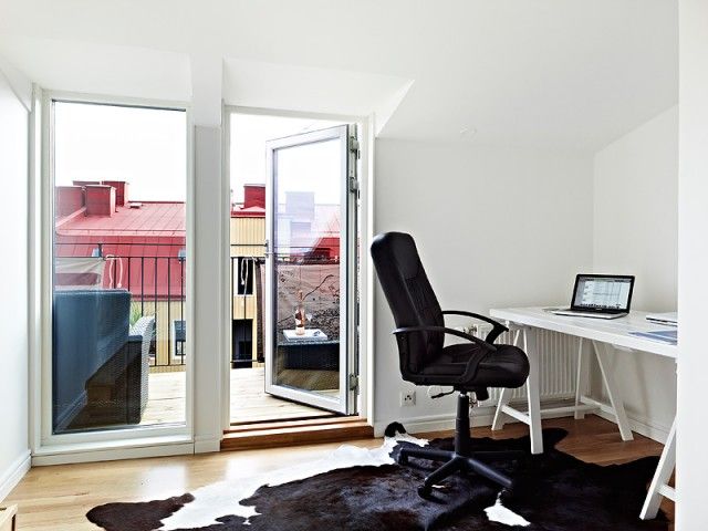 75平阁楼公寓 玻璃窗打造超美阳光房（图） 