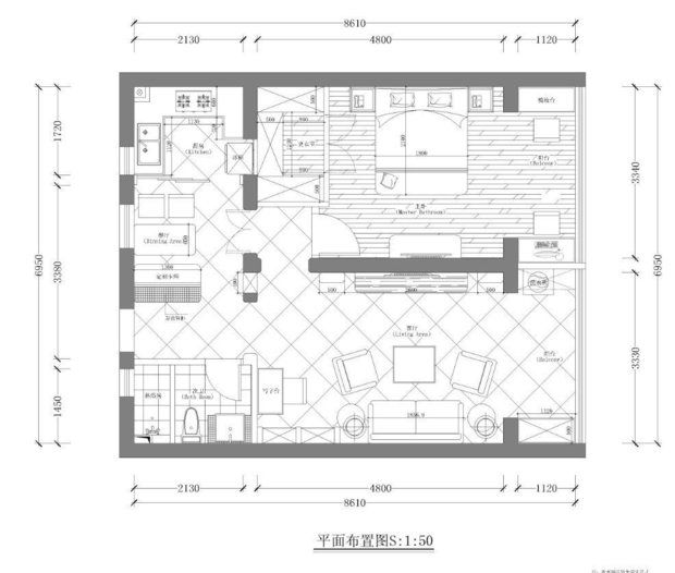 二手房大改造 55平清新蓝白童话世界（图） 