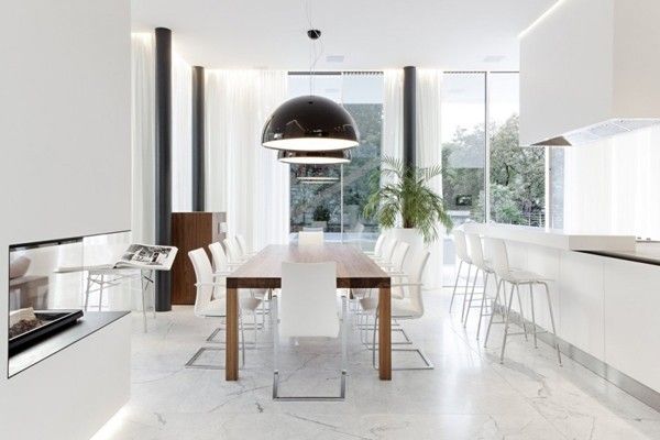 白色纯净的魅力 意大利梅拉诺M住宅（组图） 