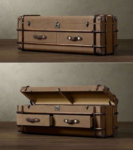 旧手提箱改造家具 轻松享有复古韵味（组图） 