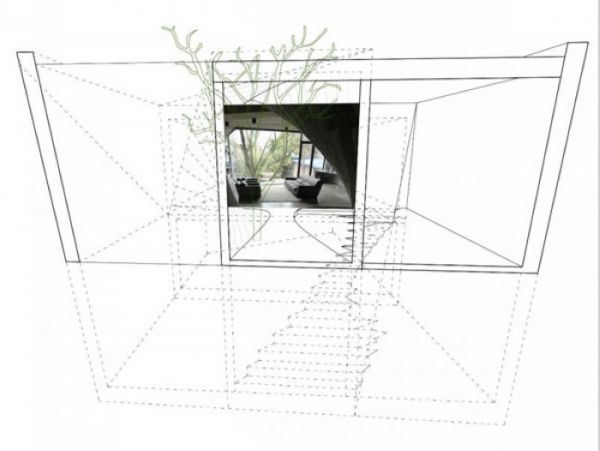 创造性建筑 上海J-office办公室后院茶室欣赏 