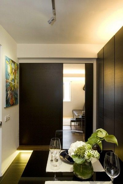 实用酒店风格 48平香港单身公寓设计案例欣赏 