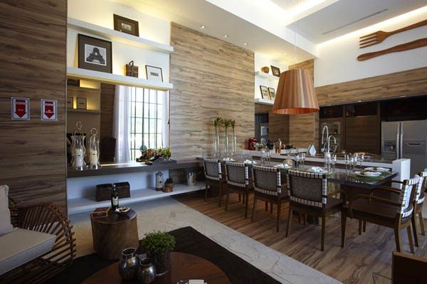 61平米厨房 精致餐厅区和酒窖设计欣赏（图） 
