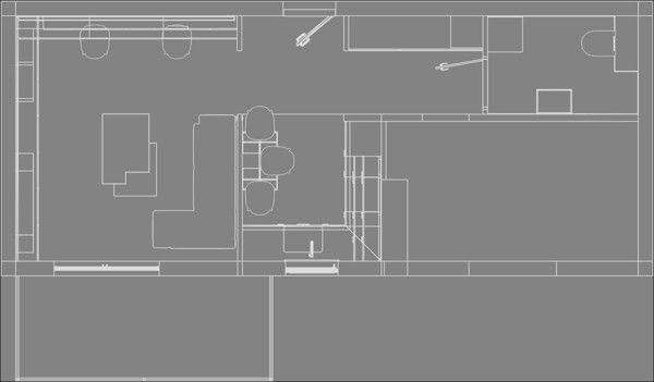 40平小户型 保留必要家具营造通透空间（图） 