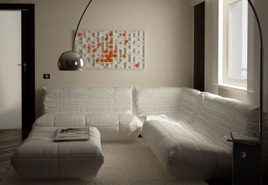 橙色风暴点亮空间 简洁现代公寓设计（组图） 