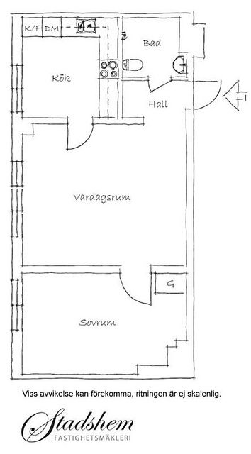 50平哥德堡公寓 小空间精巧又实用（图） 