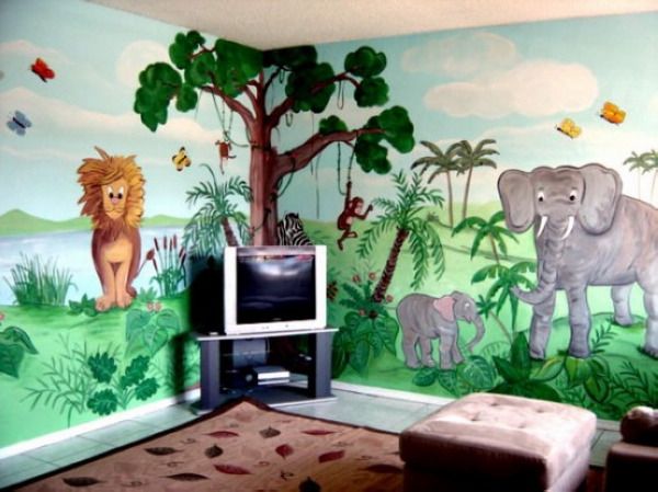 超酷！25个丛林主题儿童房设计方案（图） 