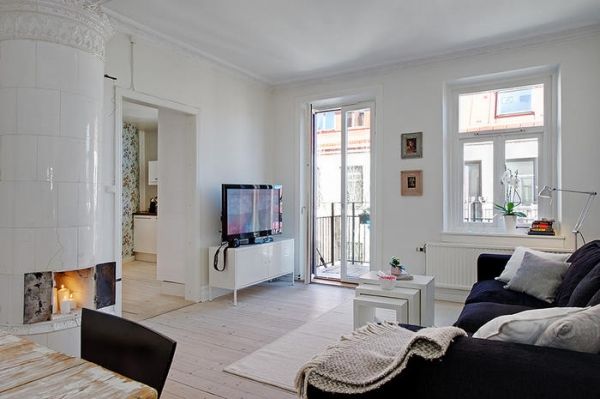 64平米的浪漫 迷人的瑞典公寓设计欣赏（图） 