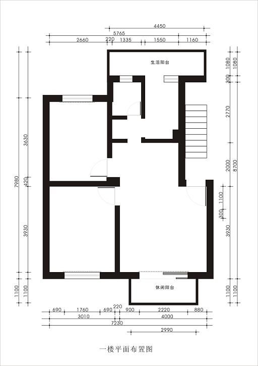 黑白风情下的简约小复式 用心装点自己的家 