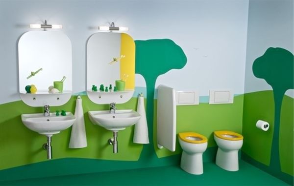 23款儿童浴室设计 为家创造愉快绿洲（组图） 