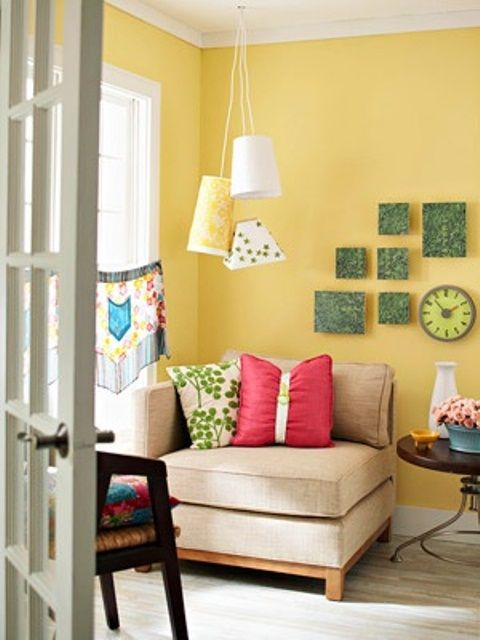 给家添一抹色彩 24款小户型客厅装修方案(图) 