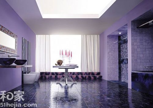 粉紫控们看过来 妩媚可爱的粉紫色房间装修赏 