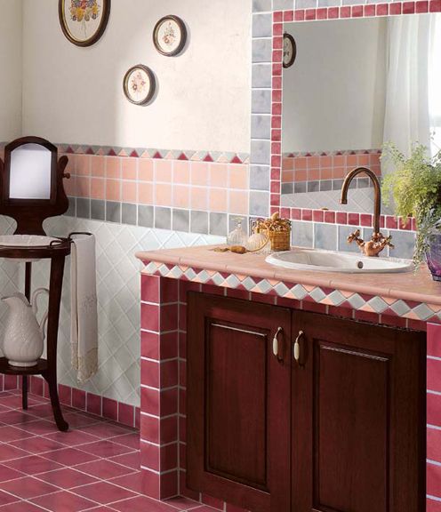 意大利公司Cerasarda的20个浴室瓷砖铺设创意 