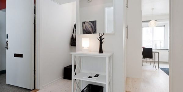 白色经典木地板 完美搭配瑞士风格公寓(组图) 