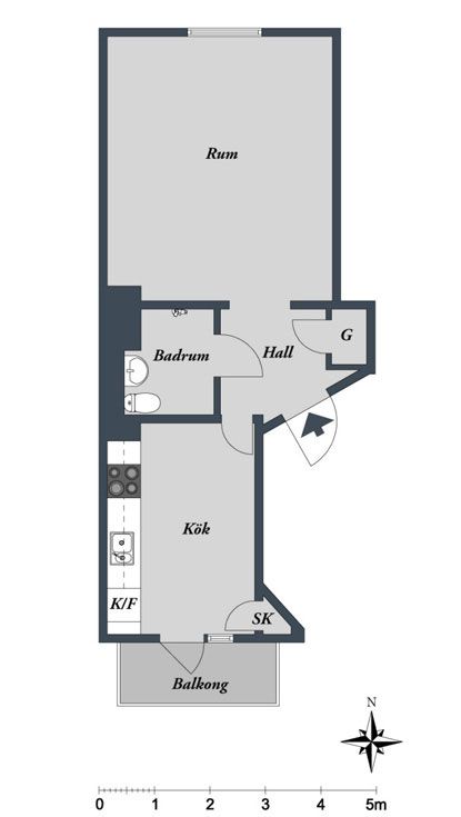 精致单身公寓 34平米的迷人温馨小户（图） 