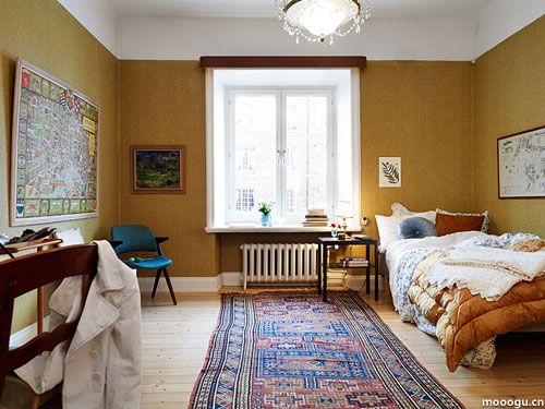 排除小户型的拥挤压抑感 北欧古典主义小公寓 