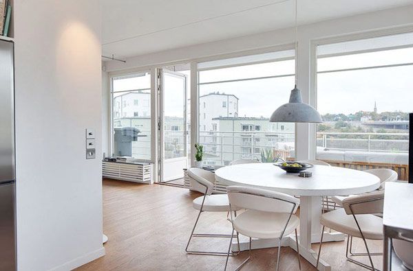时尚地板顶楼公寓 斯德哥尔摩的创新设计(图) 
