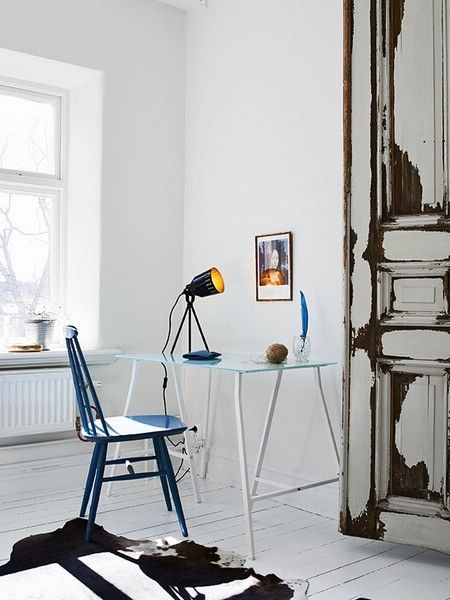 破旧美 瑞典斯堪的纳维亚优雅公寓设计(组图) 