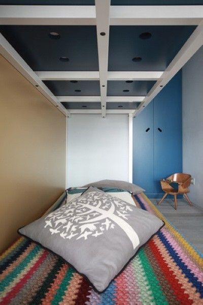 创意布局法国公寓 橡木地板空间趣味设计(图) 