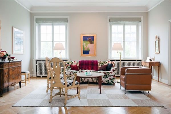 拼接地板装饰迷人复古 北欧公寓舒适生活(图) 