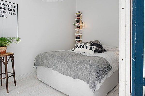 斯德哥尔摩52平米复古风格纯白公寓（图） 