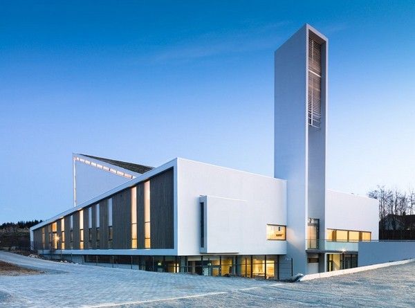 现代简约风 挪威别出一格的教堂设计（图） 