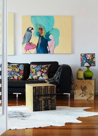家具设计师的家庭乐 缤纷色彩三房两厅(组图) 