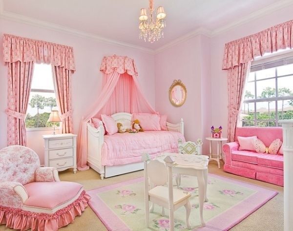 童年公主梦 33个粉色系女孩房设计热荐(组图) 