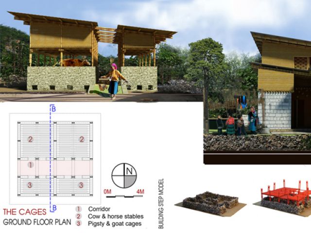 H&P architects设计的越南竹子住宅项目 