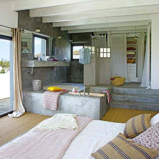 水泥浇筑别样卧室 西班牙与众不同的居室设计 