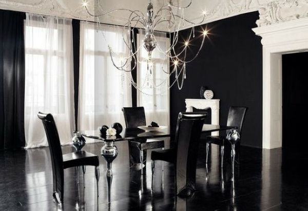 经典之色系列 21款黑白餐厅传统设计