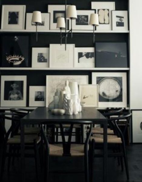 经典之色系列 21款黑白餐厅传统设计