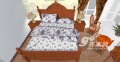 图赏：新古典实木床欧式卧室居室搭配原创