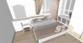 图赏：现代板式大床简约风格卧室居室搭配原创